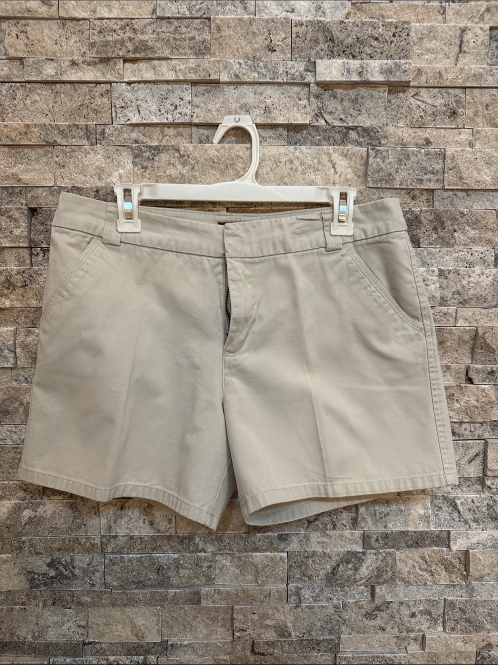 Merona Beige Tailored Bermuda Shorts